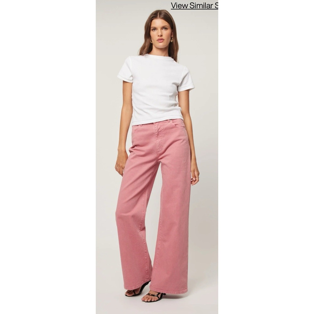 Rolla's Sailor Scoop Long - Rose Size 26 Wide Leg High Rise